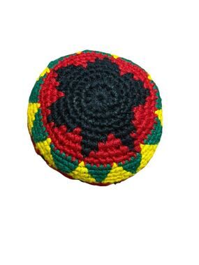 🔥World Footbag Boota Bag Crochet Hacky Black Star BNWT🔥